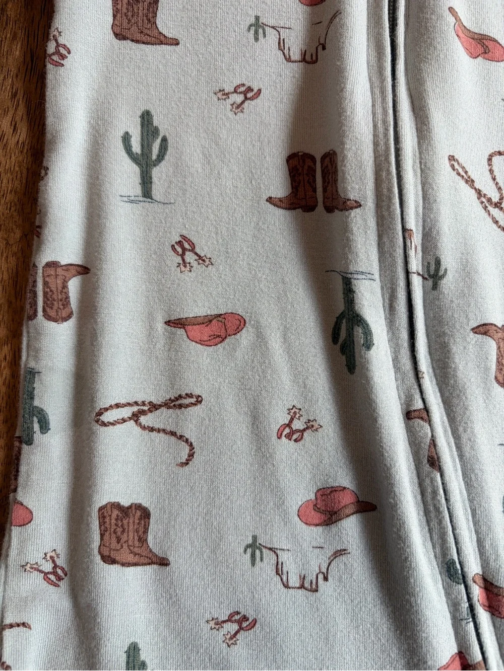 Gerber Western-Print Zip Pajama
